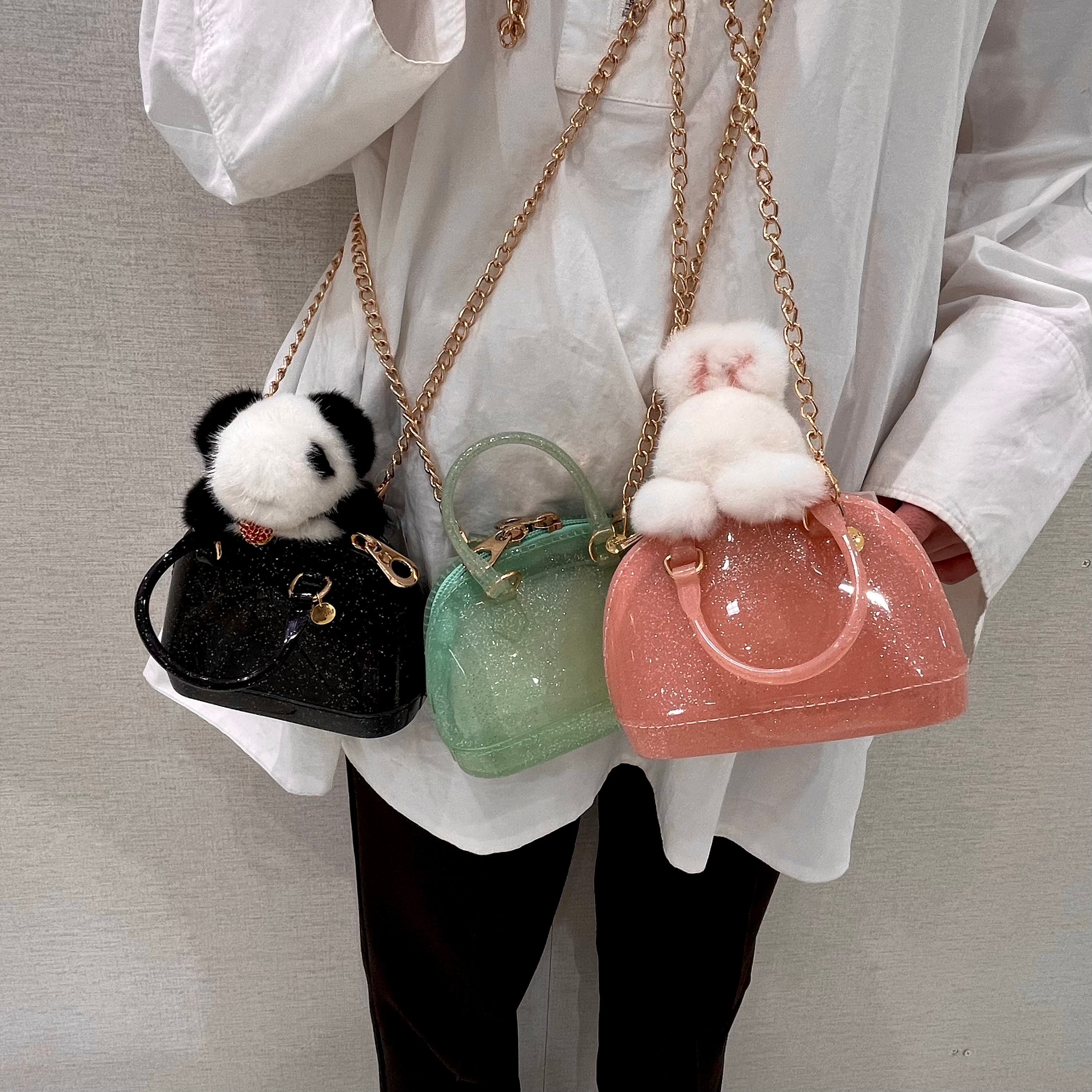 ジェリーミニバッグ イエローアイボリー