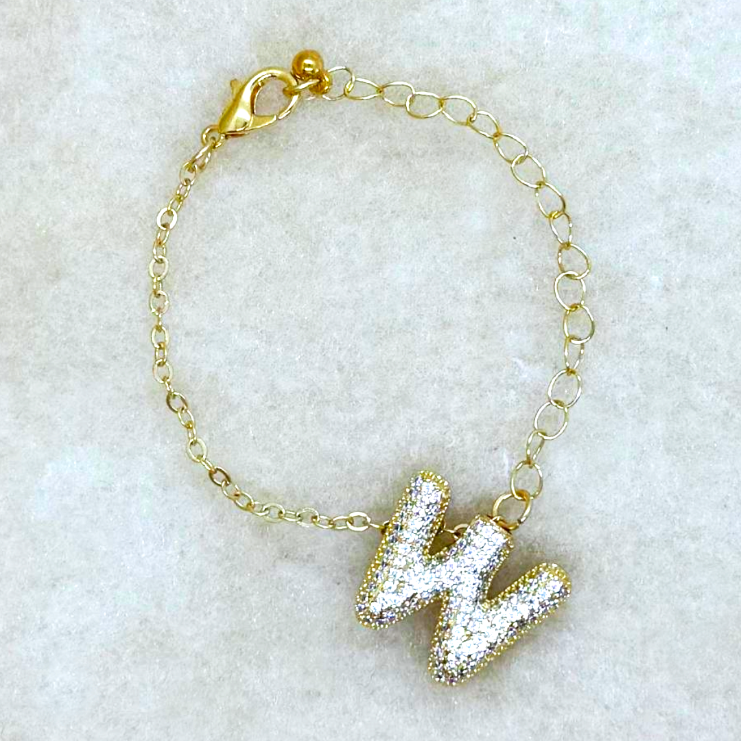 Big initial J pendant YG W