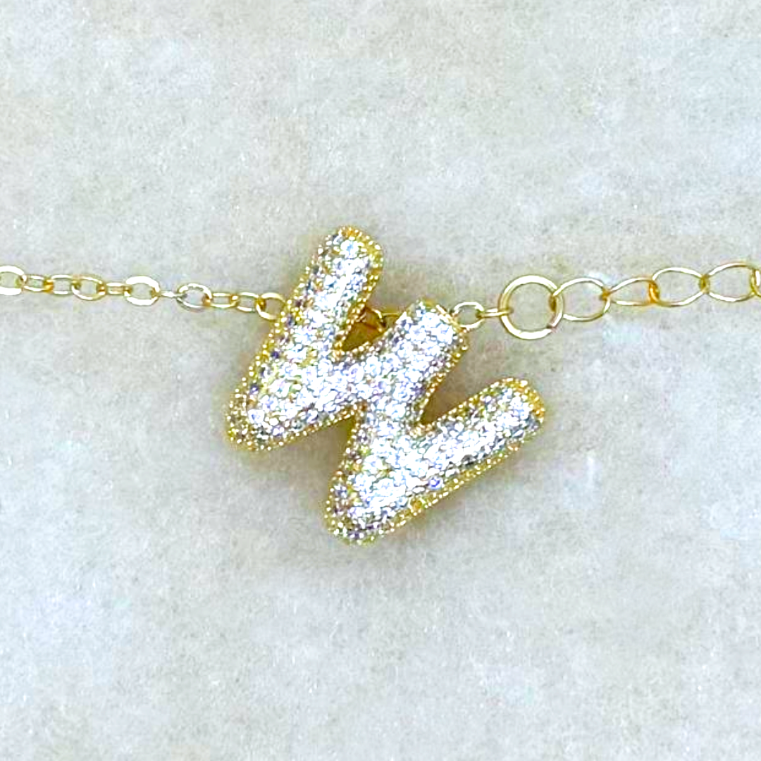 Big initial J pendant YG W