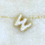 Big initial J pendant YG W