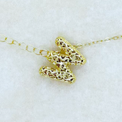 Big initial J pendant YG W