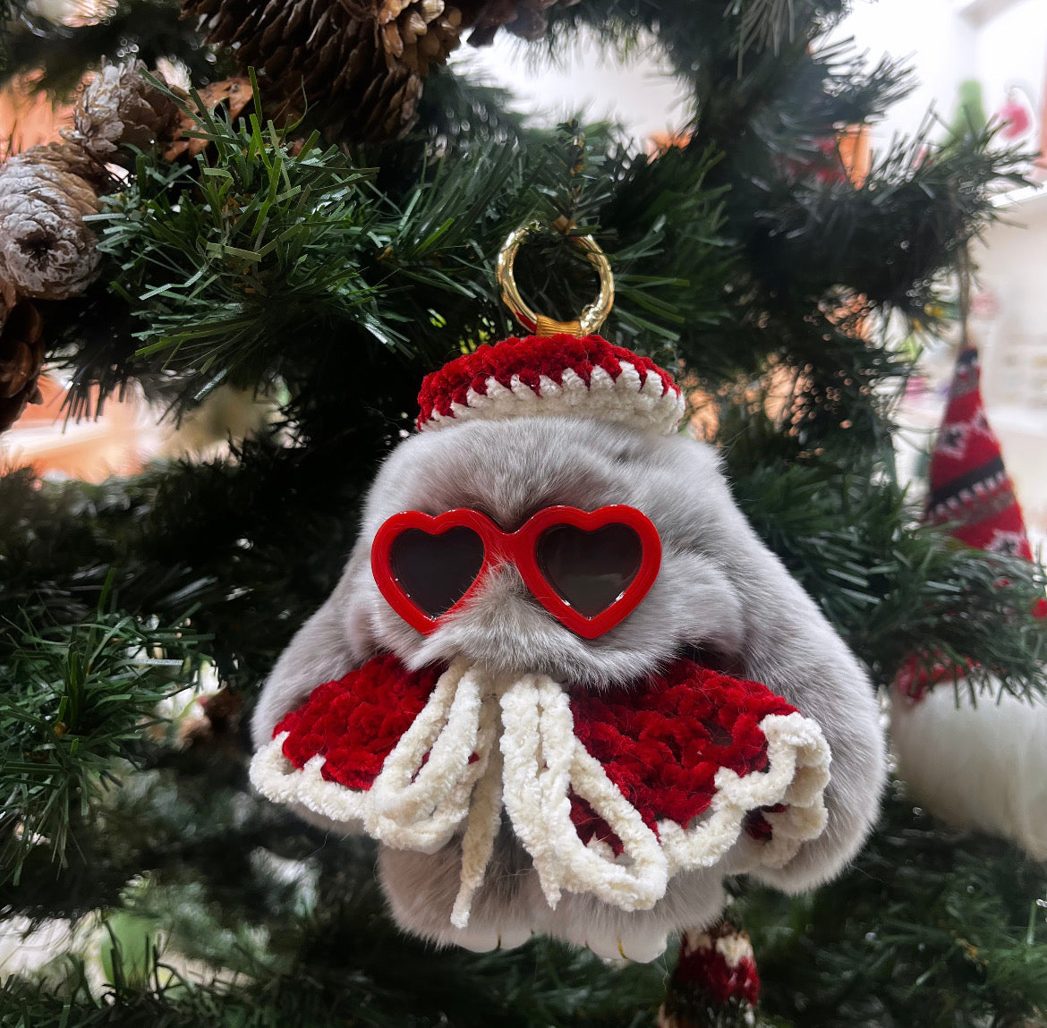 Christmas Beret Cape Set M