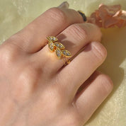 Laurel YG Crystal Ring