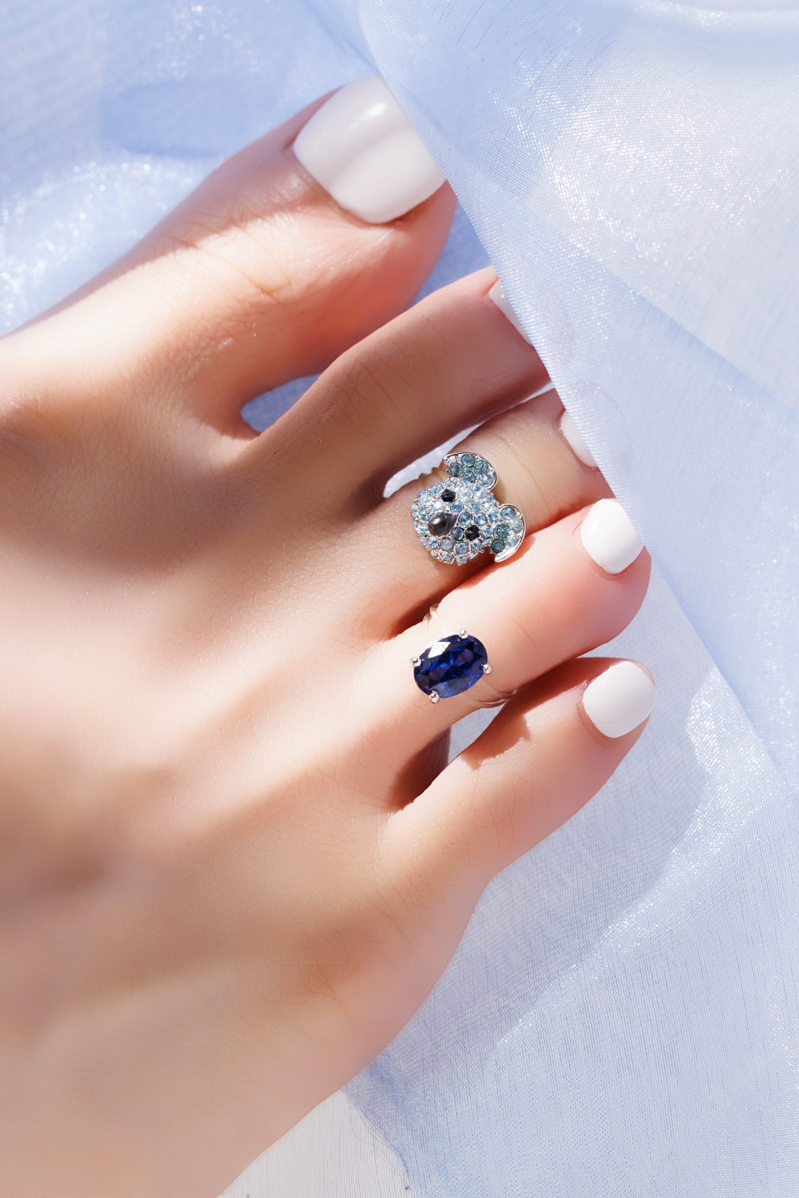 Floats!  Toe Ring  银色闪粉考拉JG11