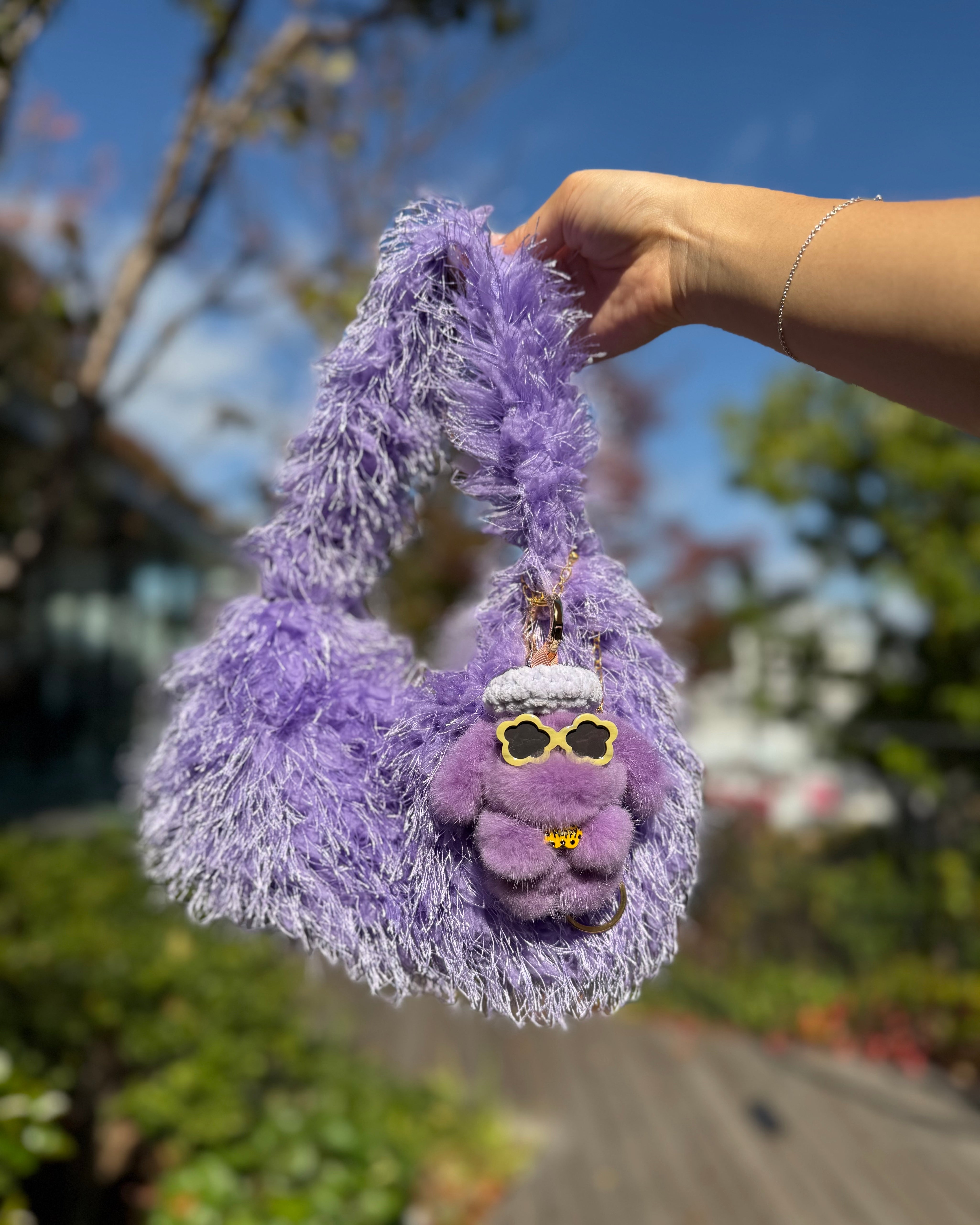 もふもふ バッグチャーム SS たれ耳 グレープ ver. 2026