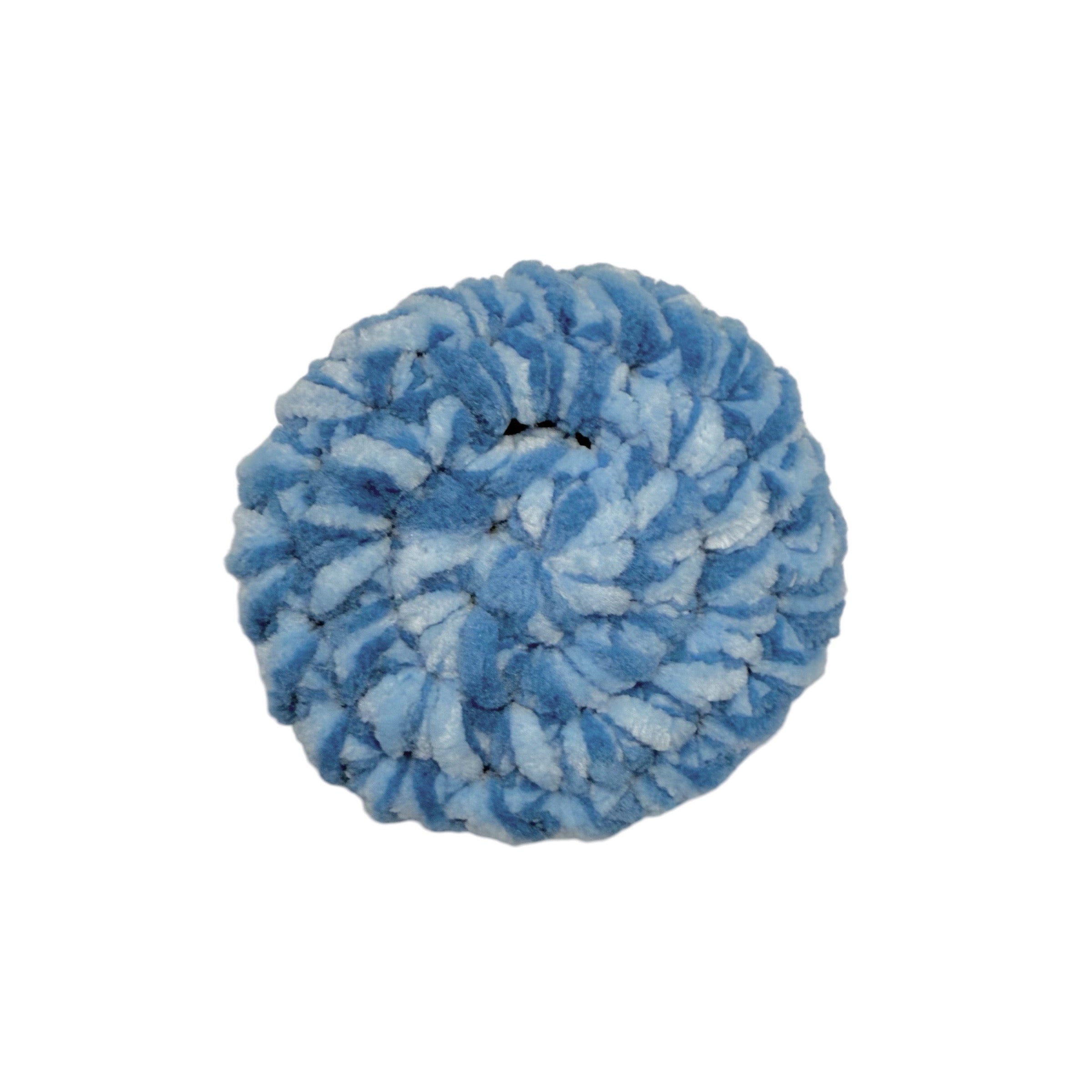 Fluffy charm M and L beret Candy Blue