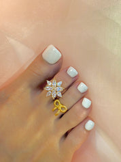 Neige YG Toe Ring 