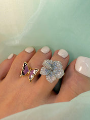 Morpho YG Purple Toe Ring 