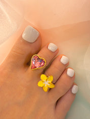 Mademoiselle YG Rose Toe Ring 