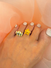 Hey YG Green Toe Ring 
