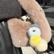 Mini Round Caterpillar Keyring Soda