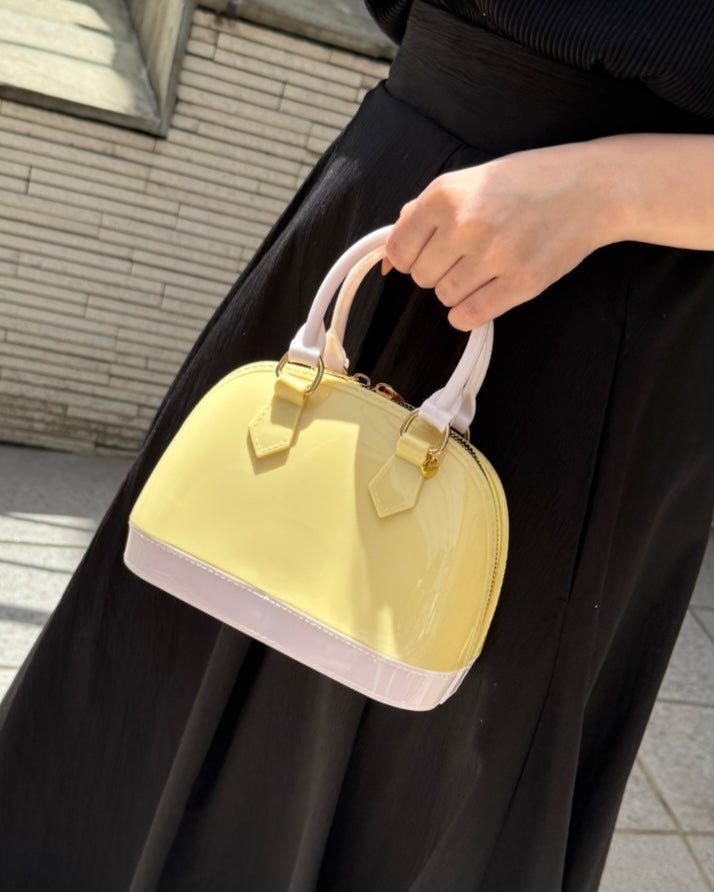 ジェリーバッグ イエローアイボリー