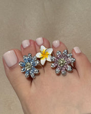 Zinia RH Pink  Toe Ring 