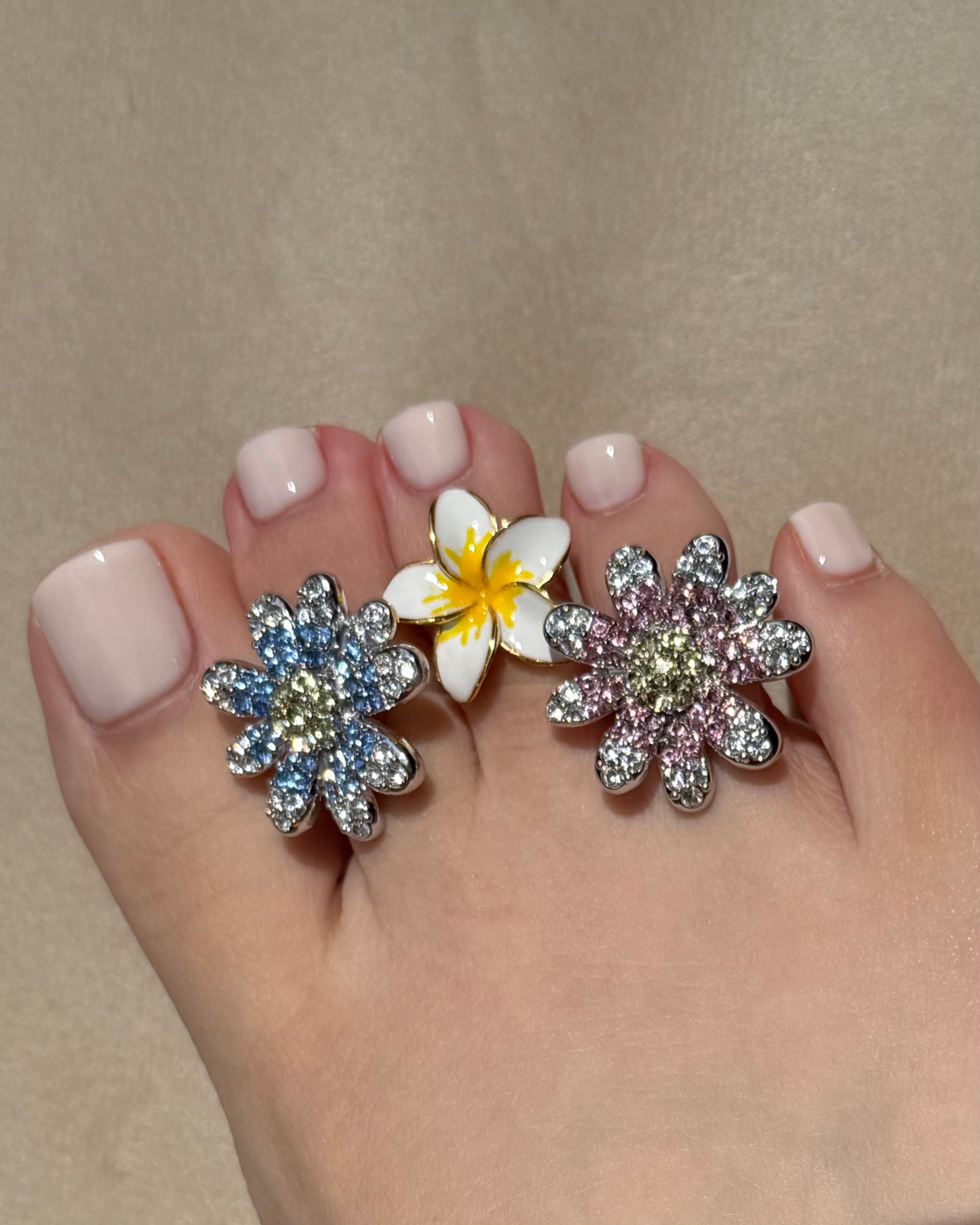 Zinia RH Pink  Toe Ring 