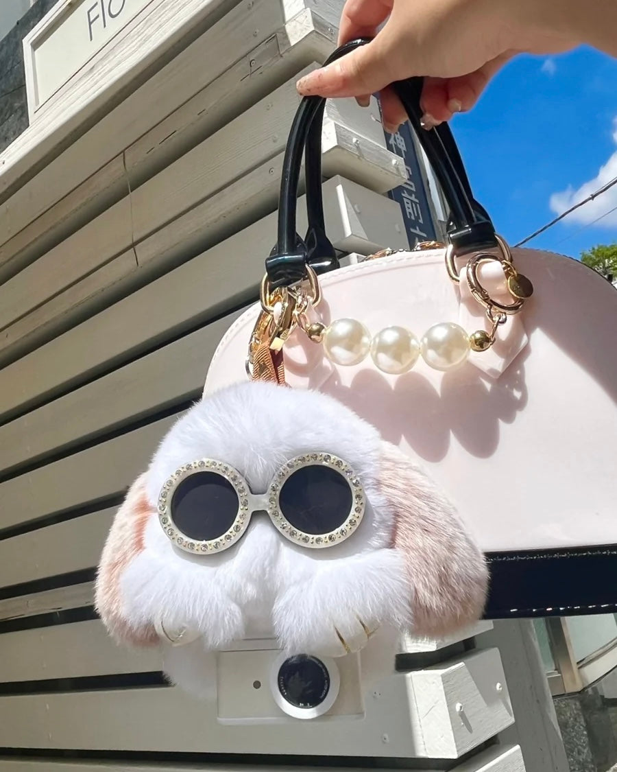 Fluffy outfit back charm S No.158
