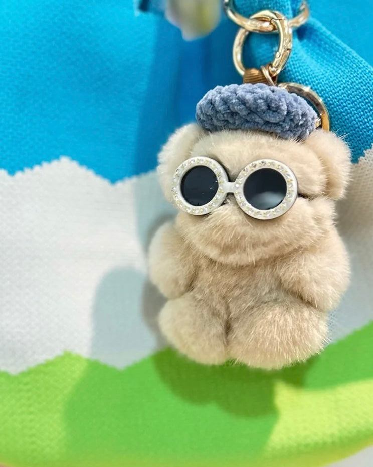Fluffy outfit back charm SS No.134