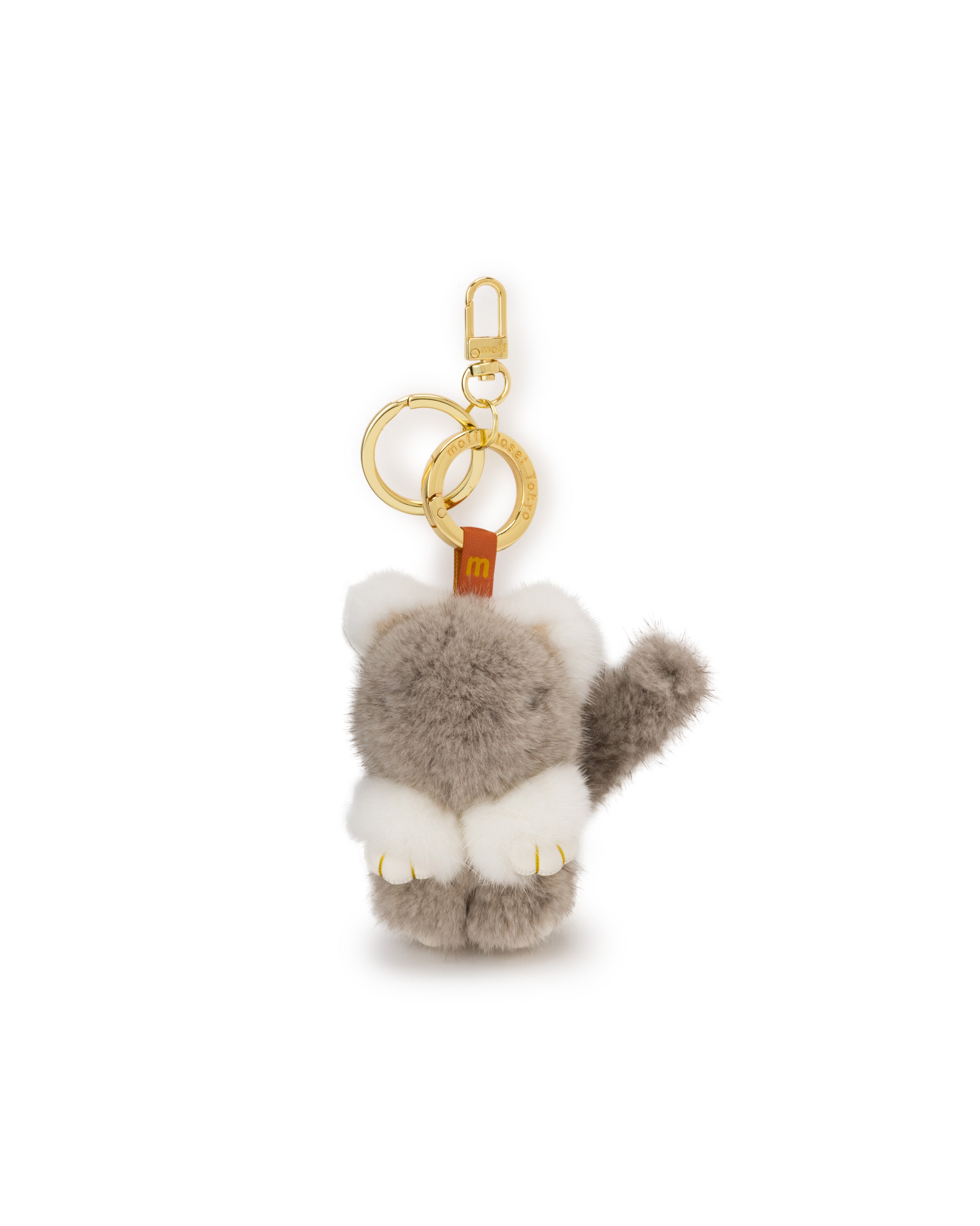 moff moff バッグチャーム ssサイズ キャット くろごまミルク