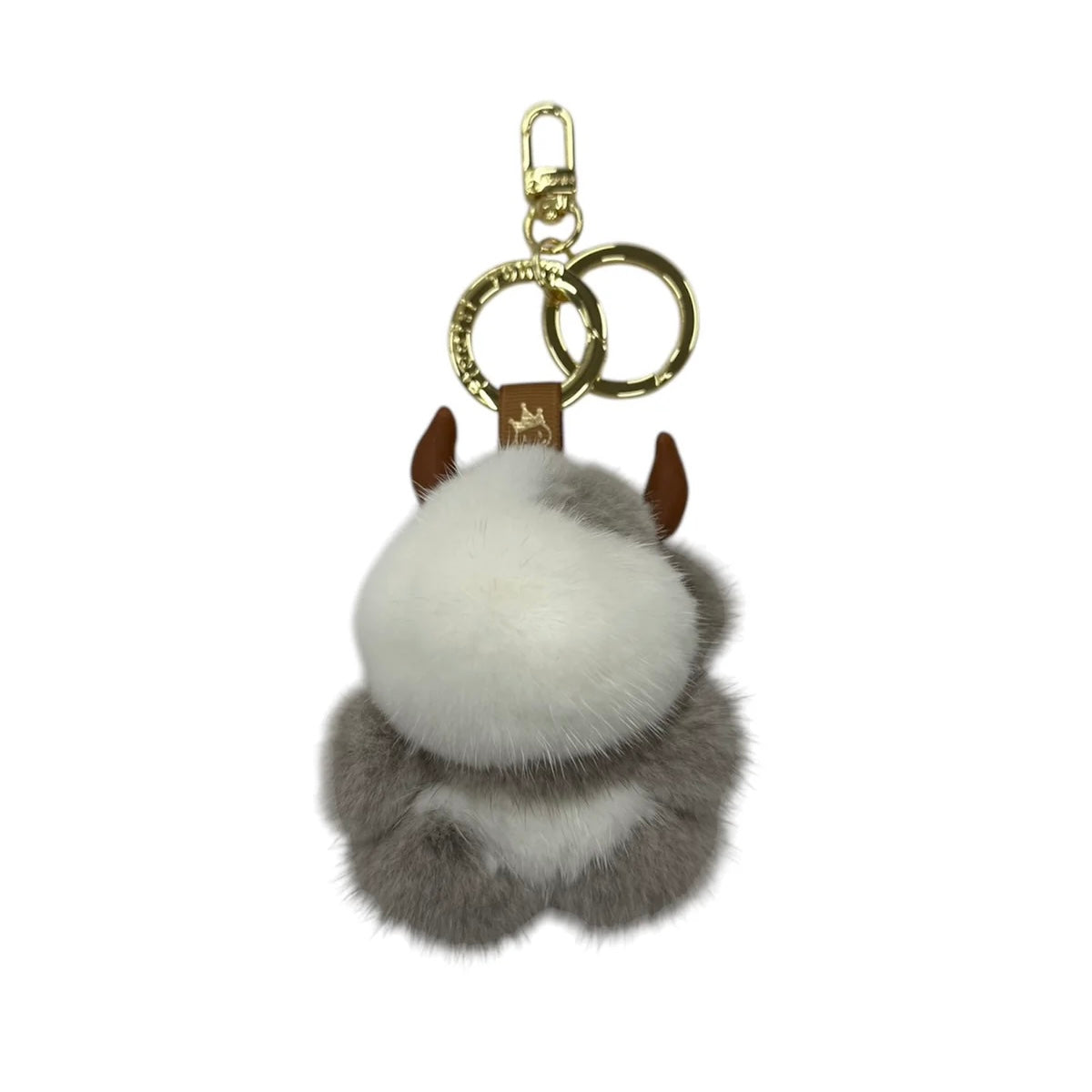 moff moff Bag Charm SS Cow black sesame milk