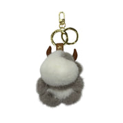 moff moff Bag Charm SS Cow black sesame milk