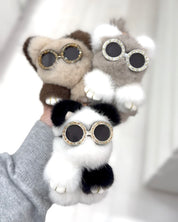 moff moff バッグチャーム ssサイズ キャット くろごまミルク