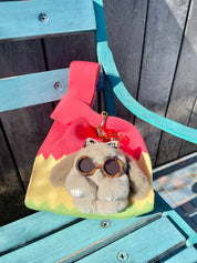 Fluffy outfit back charm S No.170