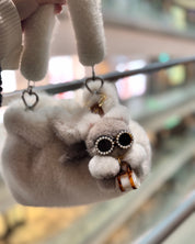 Fluffy outfit back charm SS No.205