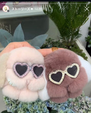 moff moff Bag Charm S Peach Mousse