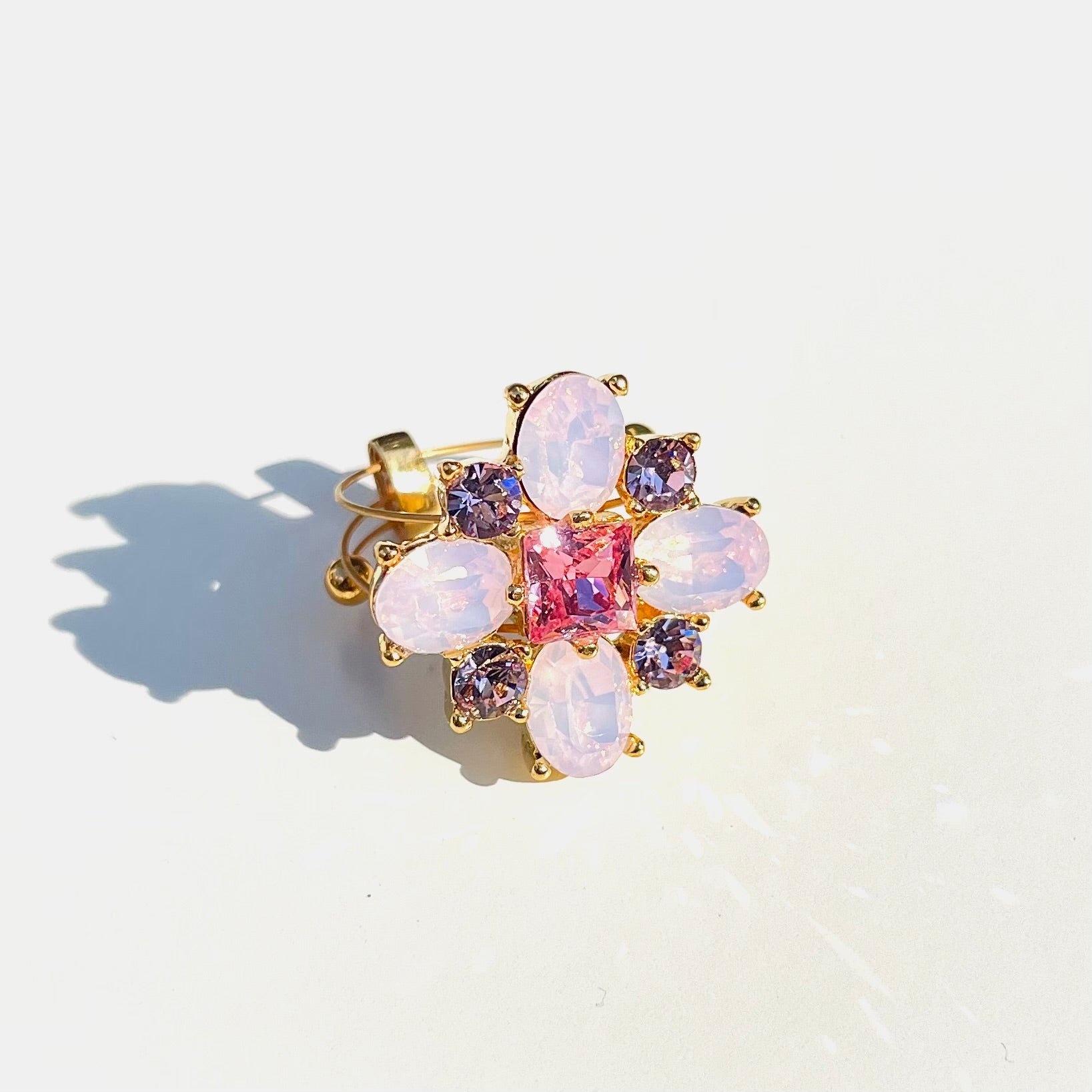 Victoria YG Rose Opal Ring