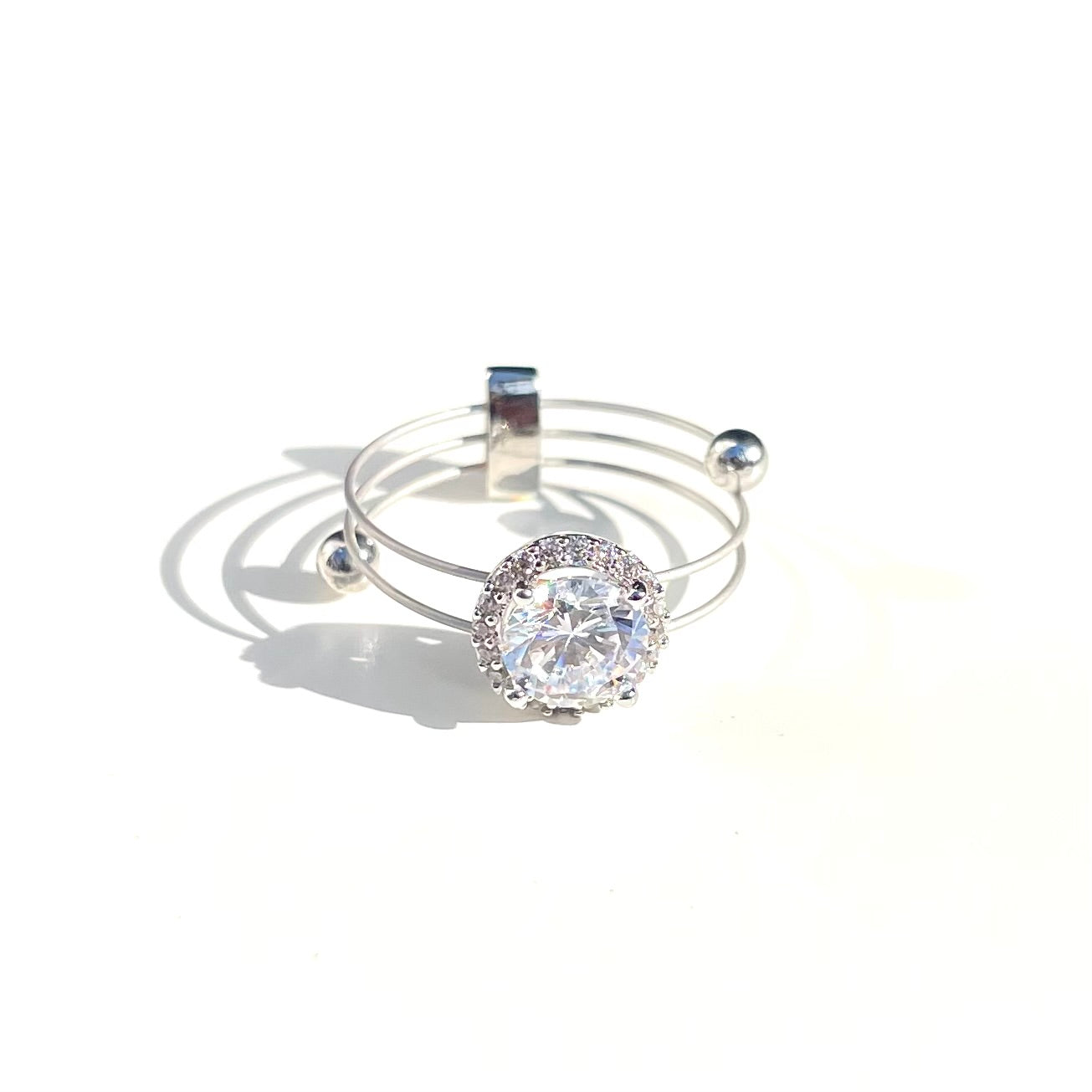 ラウンドRH CZ リング