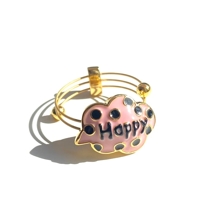 Happy YG Pink Ring