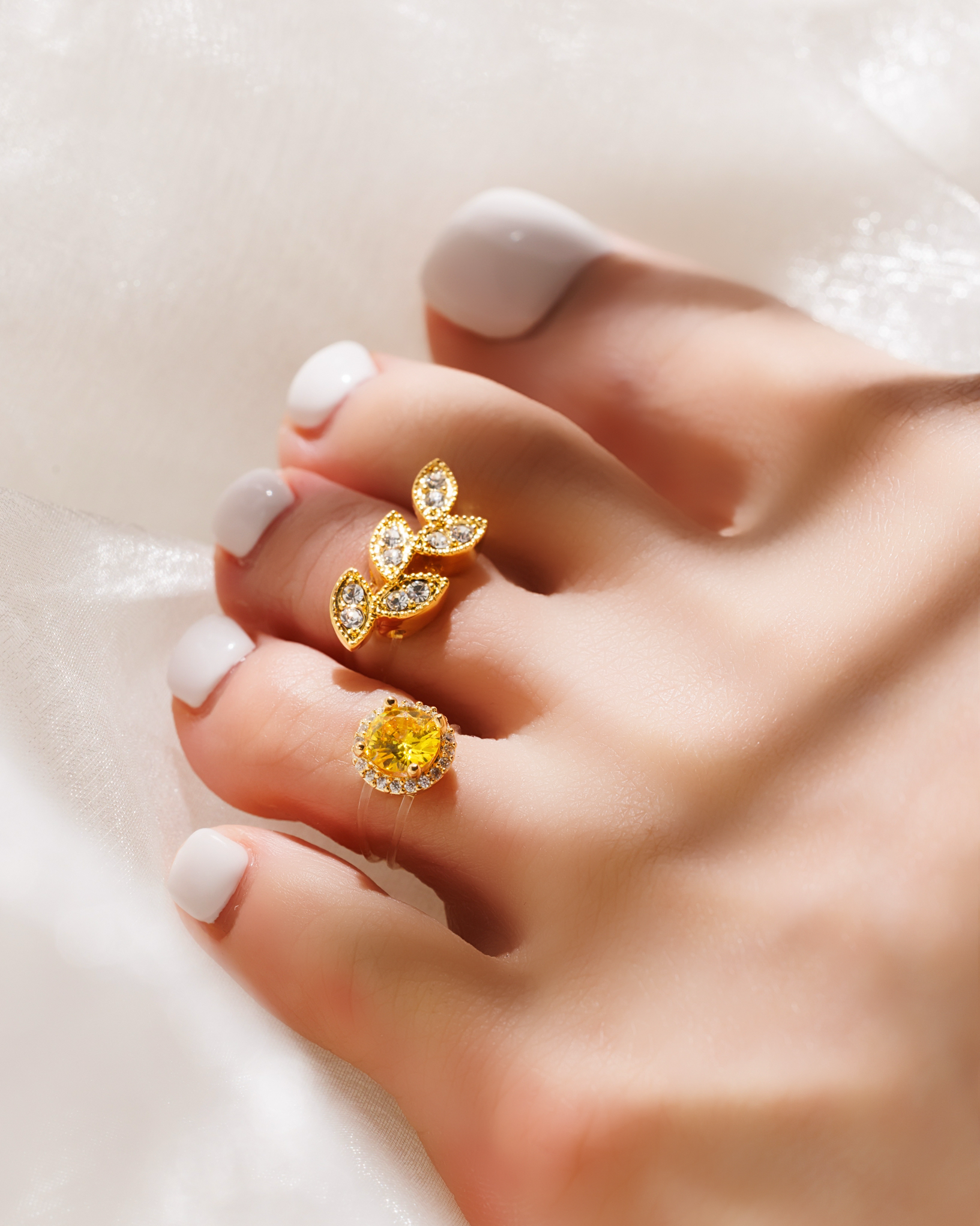 Floats!  Toe Ring  银色闪光首饰 JG30