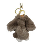 moff moff Bag Charm S Dog khaki