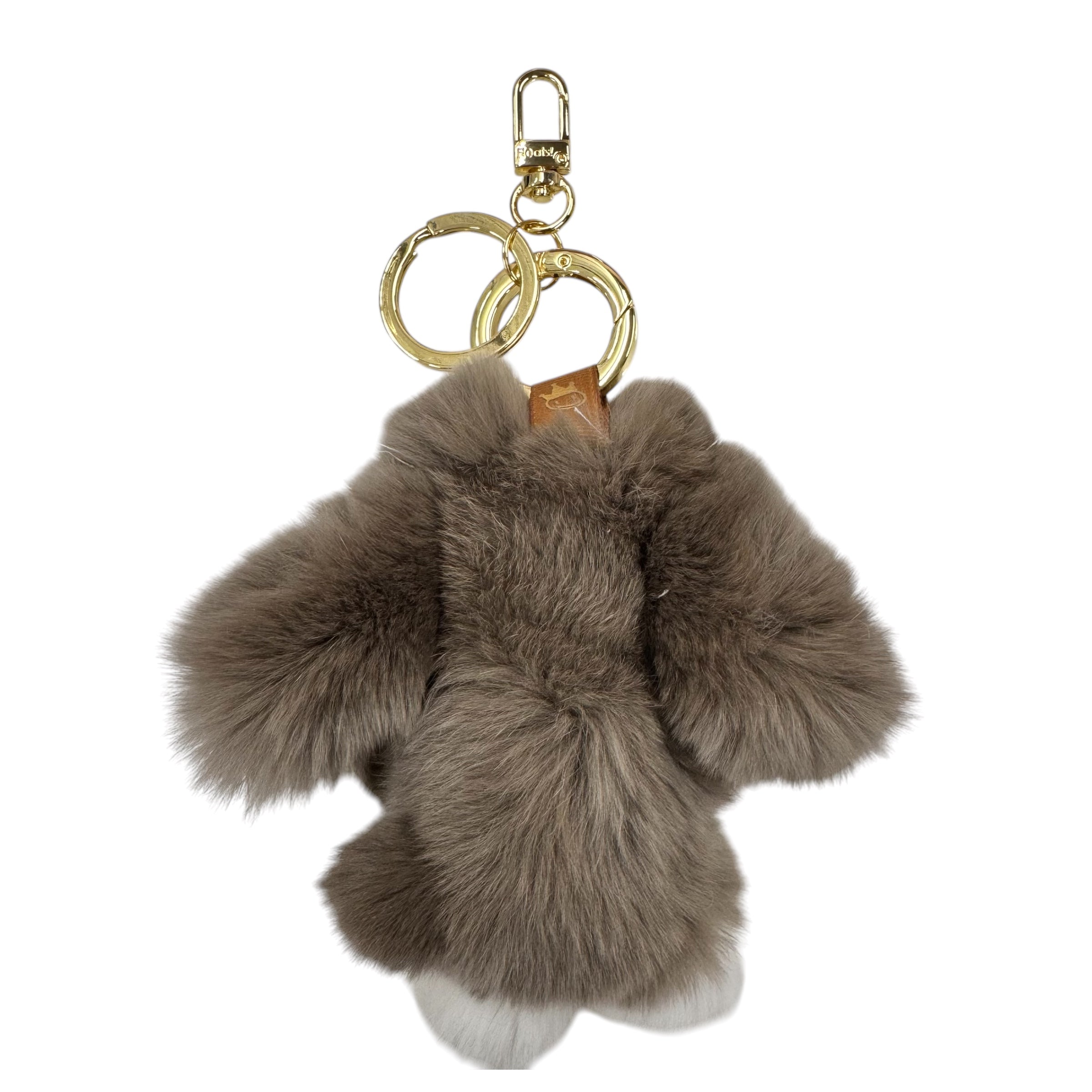 moff moff Bag Charm S Dog khaki