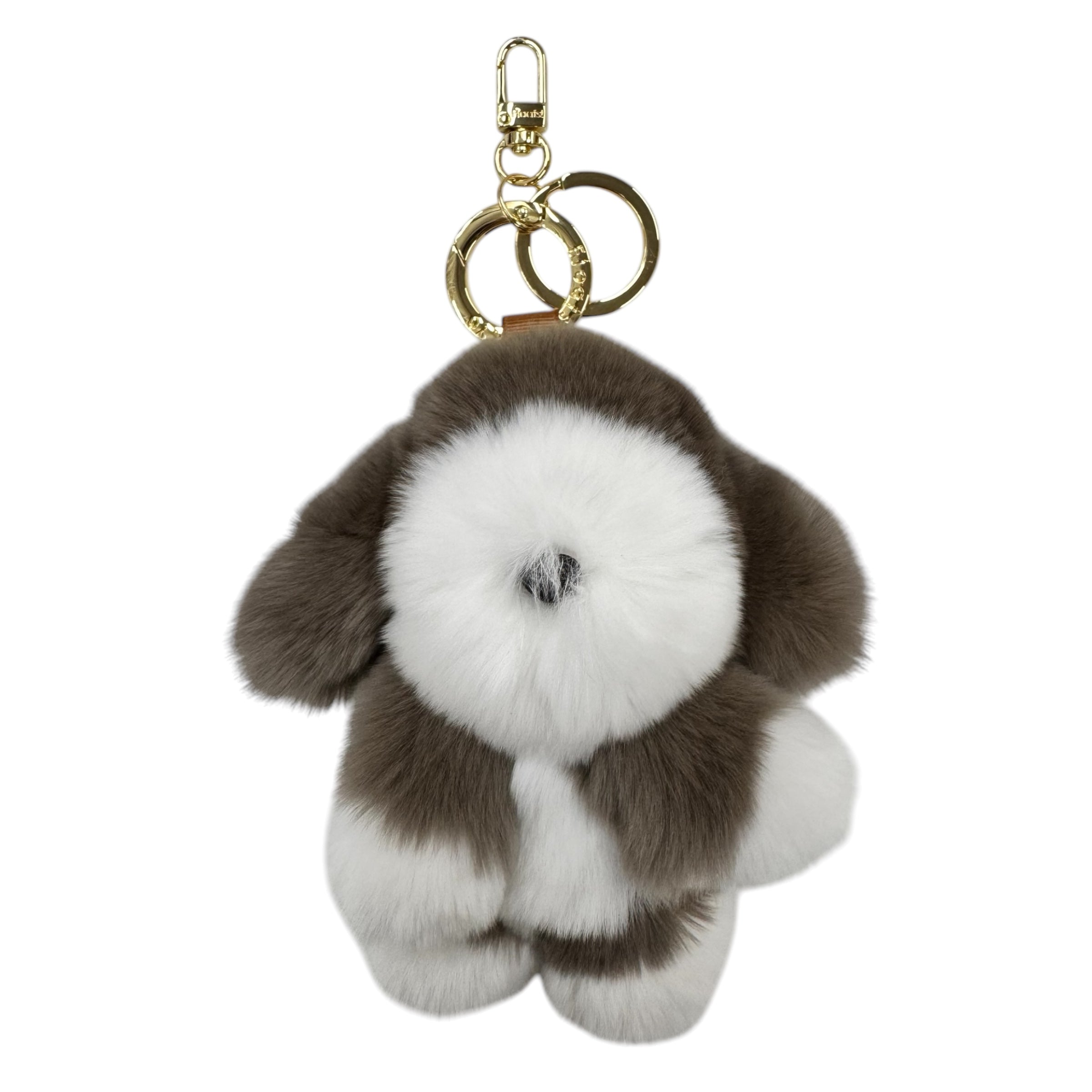 moff moff Bag Charm S Dog khaki