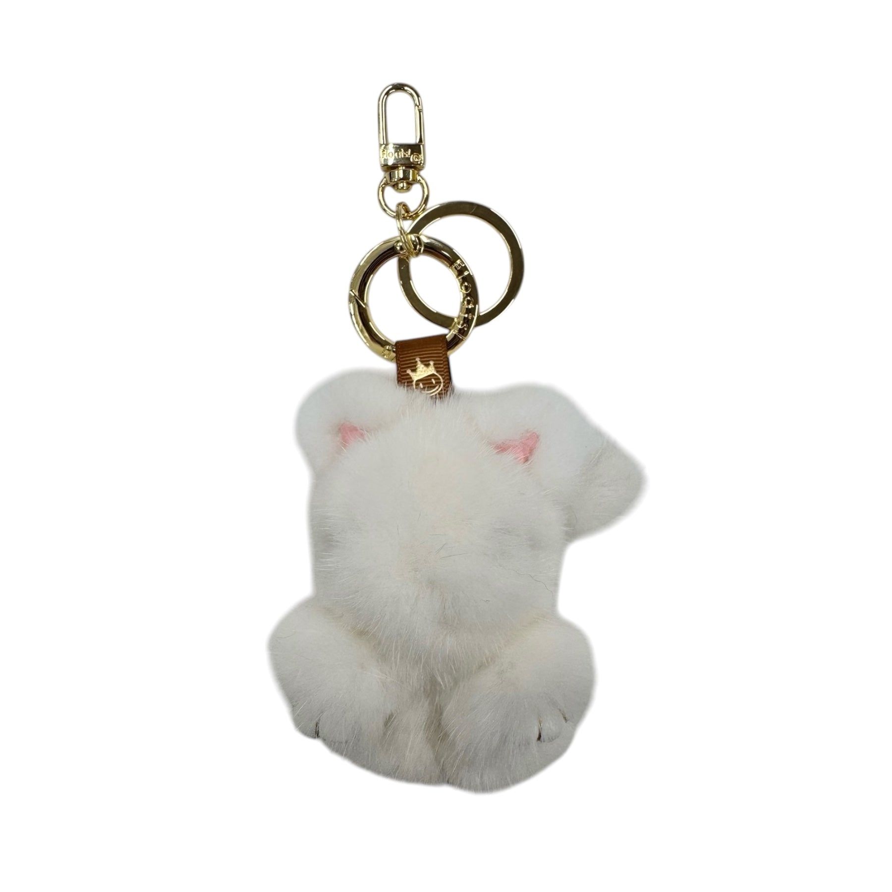 もふもふ バッグチャーム SS キャット ミルク