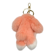 moff moff Bag Charm S Dog Peach
