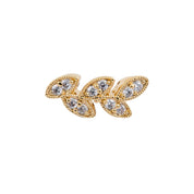Laurel YG Crystal Toe Ring 