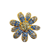 Zinia YG Blue  Toe Ring 