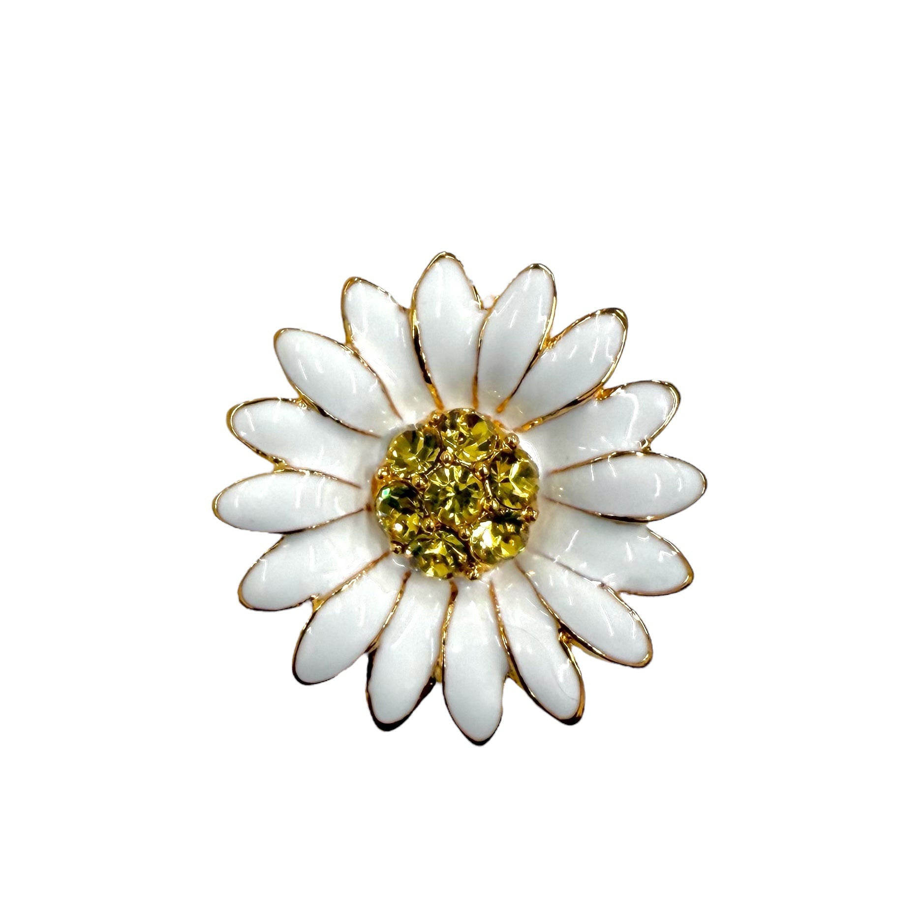 Marguerite L YG White  Toe Ring 