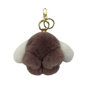 moff moff Bag Charm S Chocolat milk