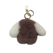 moff moff Bag Charm S Chocolat milk