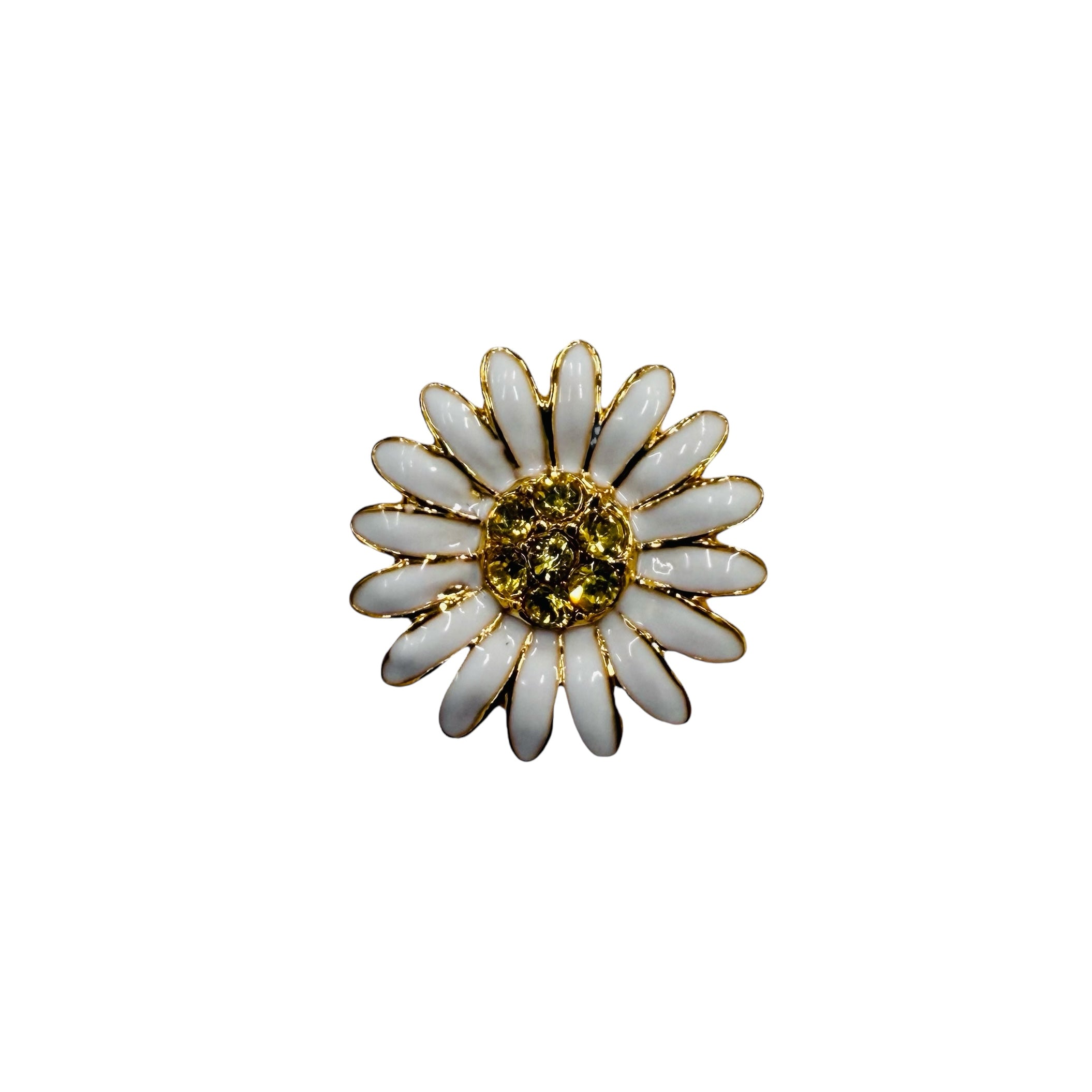 Marguerite II YG White  Toe Ring 