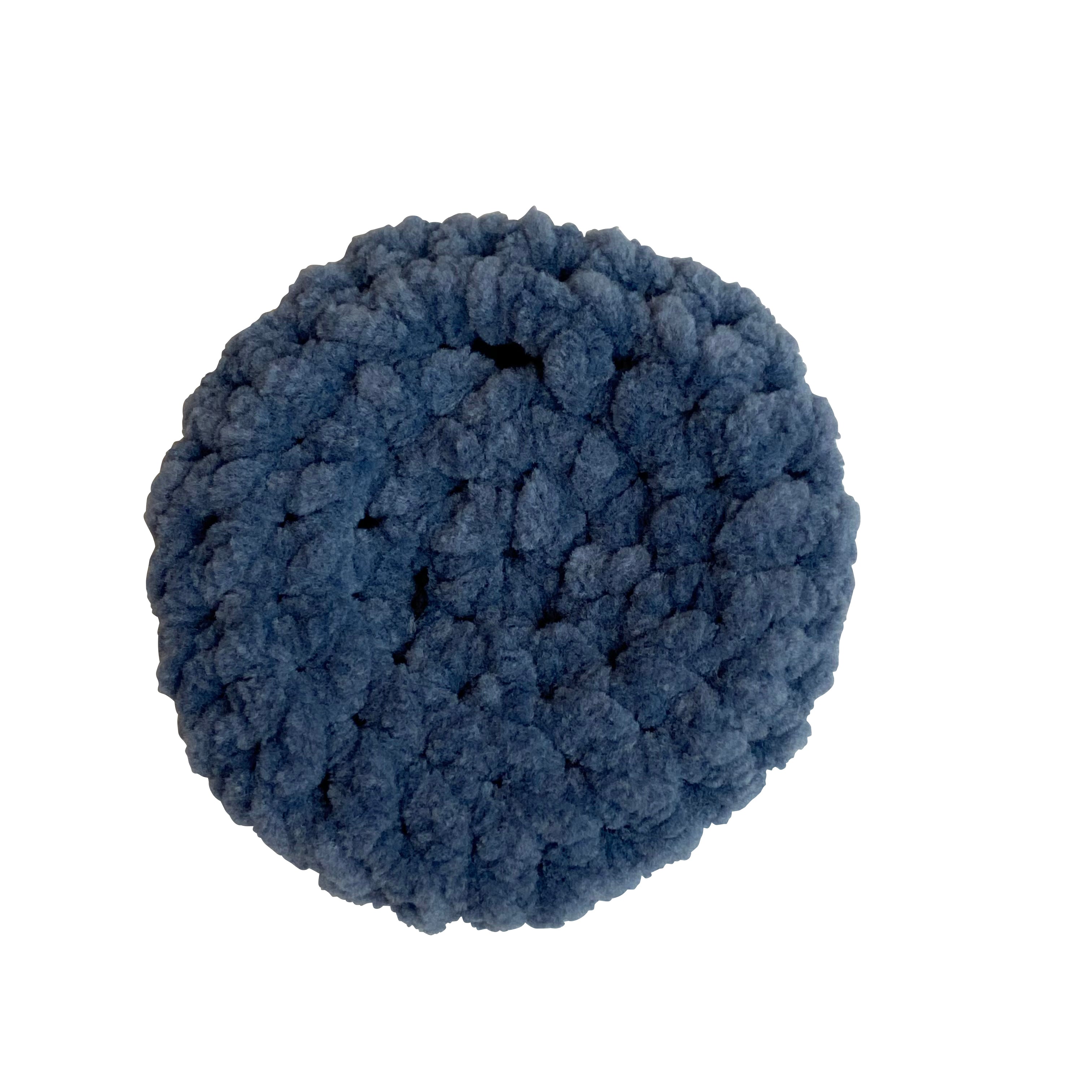 Beret for fluffy charm M and L, blue gray