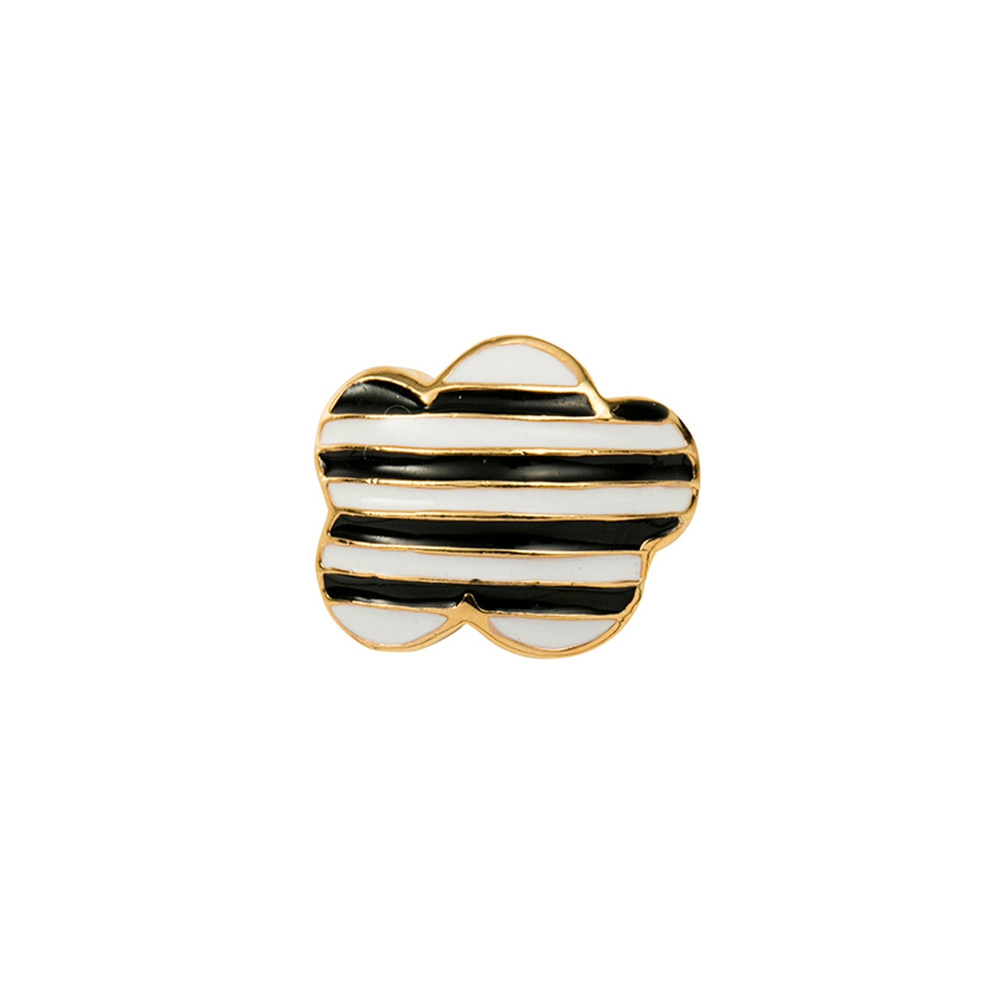 Newage Border YG Black Toe Ring 