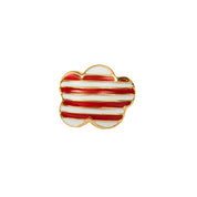 Newage Border YG Red Toe Ring 