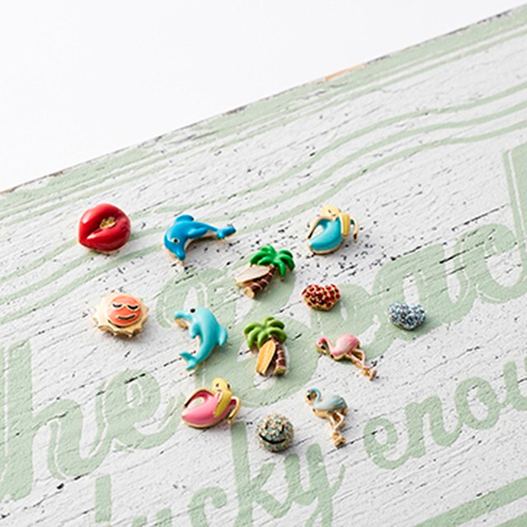 Flamingo YG Pink Toe Ring 