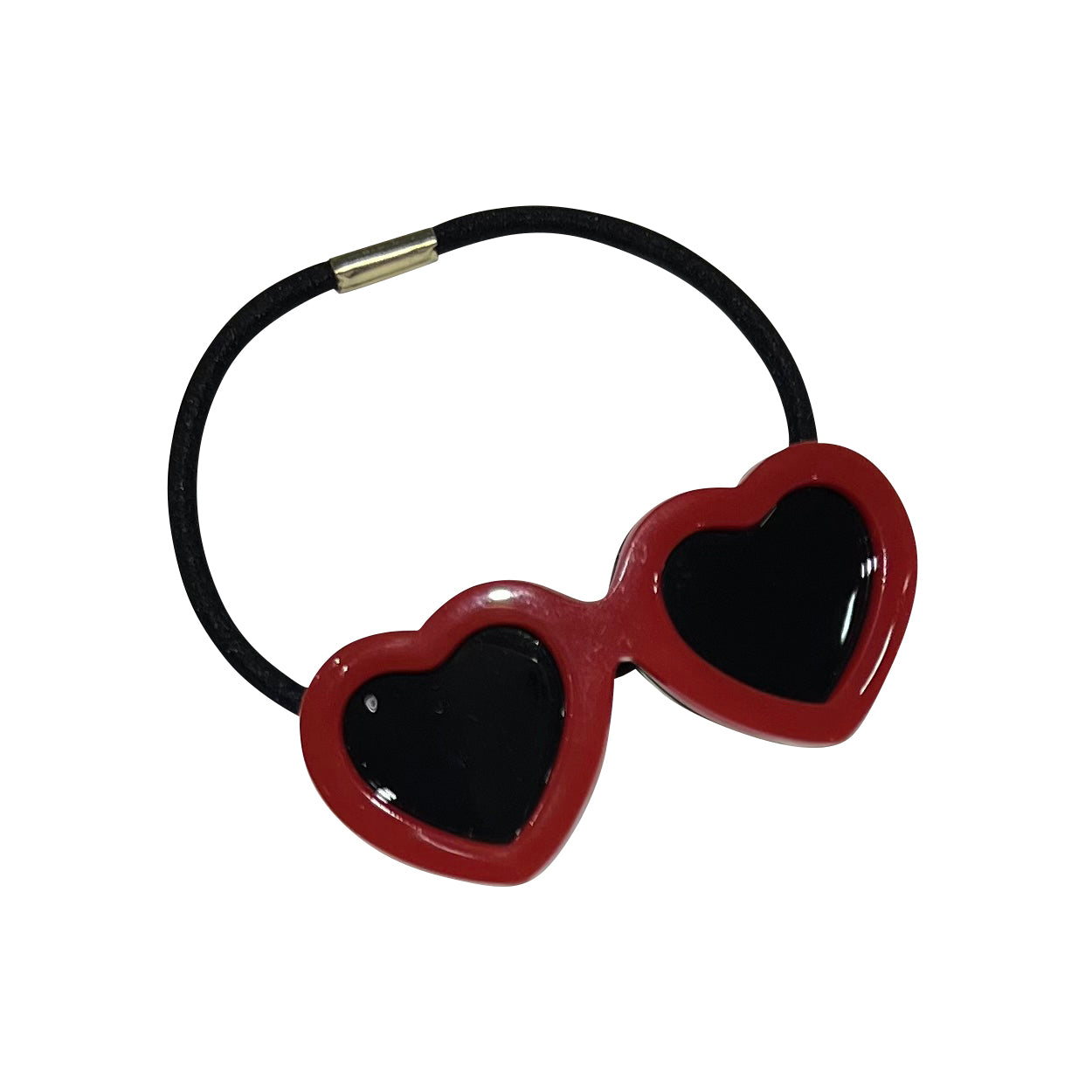 Heart Red for large sunglasses hair tie M and L