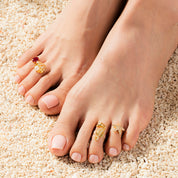 Lameer RH Crystal Toe Ring 