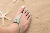 Initial SV925 YG D Toe Ring 