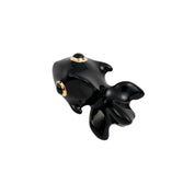 Kingyo Black L Toe Ring 